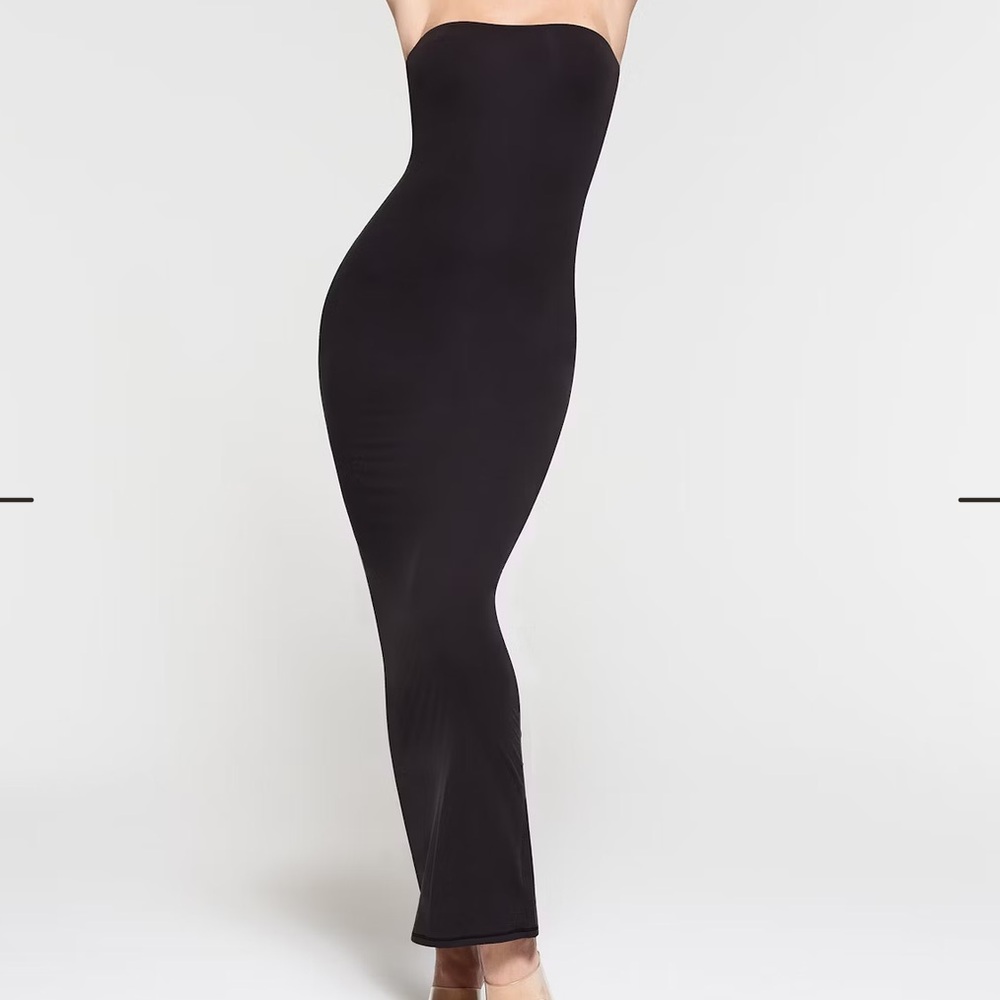 SKIMS Black Tube Dress